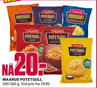 Europris Maarud potetgull tilbud