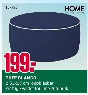 Europris Puff blanco tilbud
