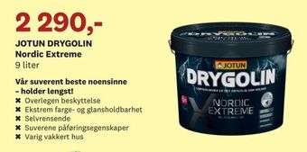 Bygger'n JOTUN DRYGOLIN Nordic Extreme tilbud