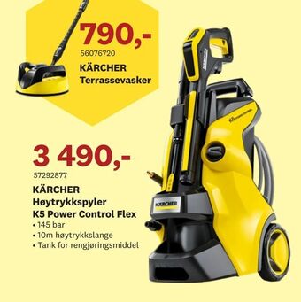 Bygger'n KÄRCHER Høytrykkspyler K5 Power Control Flex tilbud