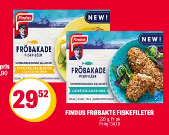 Coop Extra Findus Frøbakte Fiskefileter tilbud