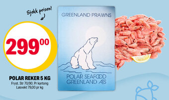 Coop Extra Polar Reker 5 kg tilbud