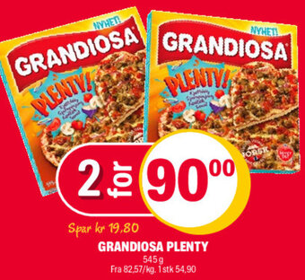 Coop Extra Grandiosa Plenty tilbud