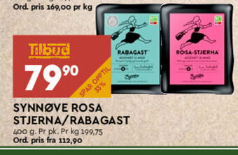 Coop Mega Synnøve Rosa Stjerna/Rabagast tilbud
