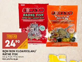 Coop Mega Bon Bon Kloakkslam/Råtne Fisk tilbud