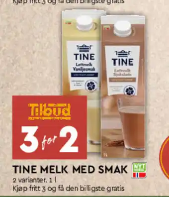 Coop Mega Tine Melk Med Smak tilbud
