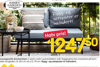 Rusta Loungesofa Amsterdam tilbud