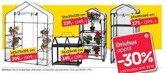 Rusta Drivhus tilbud