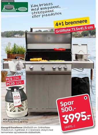 Rusta Gassgrill Excellence tilbud