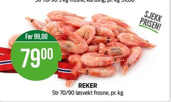 Kiwi Reker tilbud