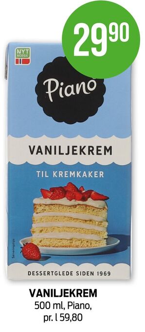 Kiwi Vaniljekrem tilbud