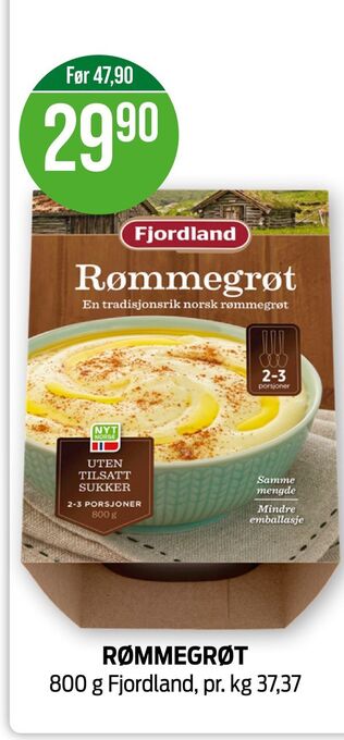 Kiwi Rømmegrøt tilbud