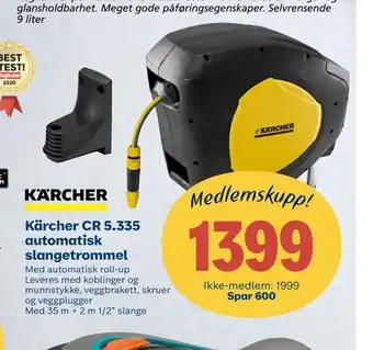 Kärcher CR 5335 automatisk slangetrommel