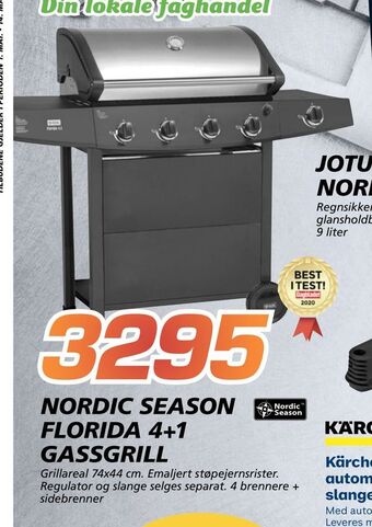 Coop Byggmix Nordic season florida 4+1 gassgrill tilbud
