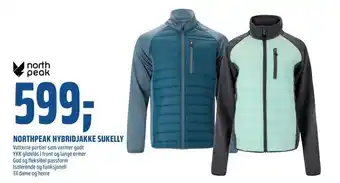 Coop Obs Northpeak hybridjakke sukelly tilbud