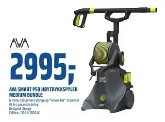 Coop Obs Ava smart p50 høytrykkspyler medium bundle tilbud