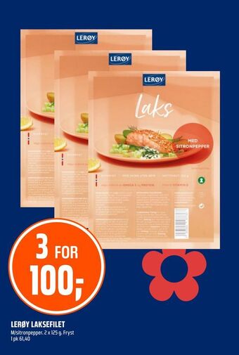 Coop Obs Lerøy laksefilet tilbud