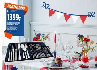 Coop Obs Hardanger bestikk ramona 24 deler tilbud