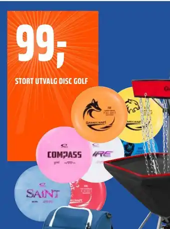Coop Obs Stort utvalg disc golf tilbud