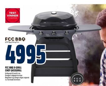 Obs Bygg Fcc bbq x-grill chef gassgrill tilbud