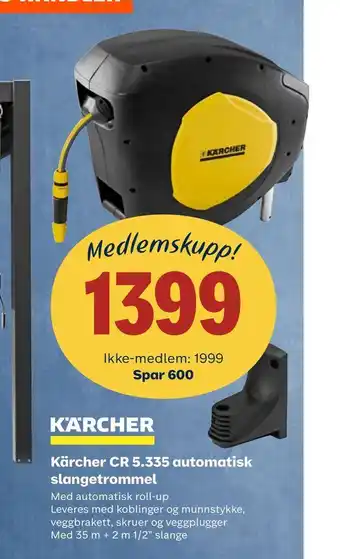Kärcher CR 5335 automatisk slangetrommel
