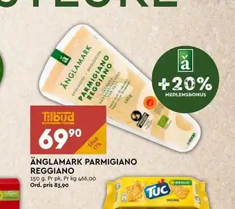 Coop Mega Änglamark parmigiano reggiano tilbud