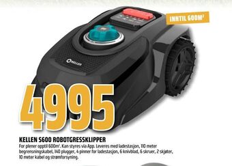 Obs Bygg Kellen s600 robotgressklipper tilbud