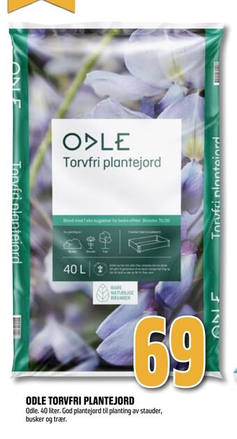 Obs Bygg Odle torvfri plantejord tilbud