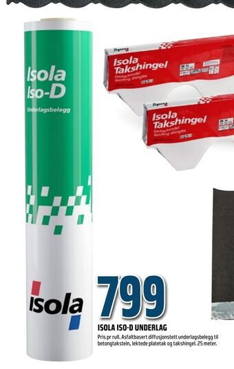 Obs Bygg Isola iso-d underlag tilbud