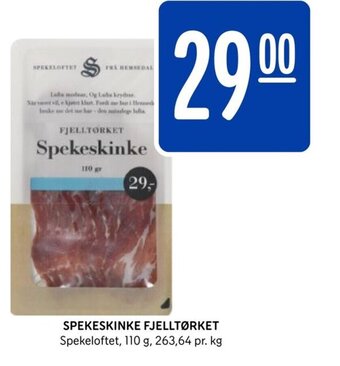 Rema 1000 Spekeskinke Fjelltørket tilbud