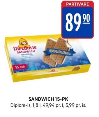 Rema 1000 Sandwich 15-Pk tilbud
