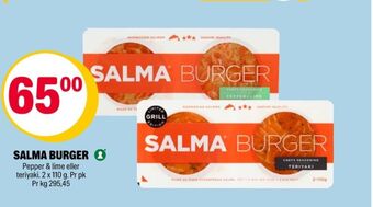 Coop Extra Salma lakseburger tilbud