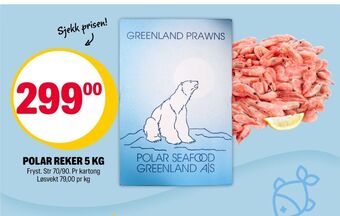 Coop Extra Polar seafood reker tilbud