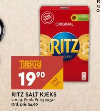 Coop Mega Ritz crackers kjeks tilbud