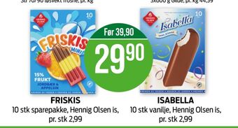 Kiwi Hennig-olsen ispinner tilbud