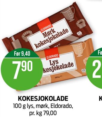 Kiwi Eldorado kokesjokolade tilbud