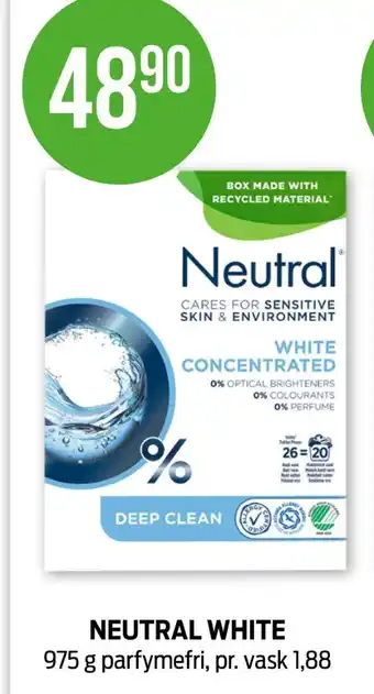 Kiwi Neutral vaskepulver tilbud