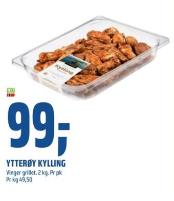 Coop Obs Ytterøy kyllingvinger tilbud