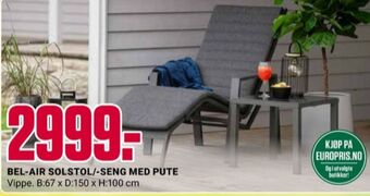 Europris Ukjent solseng tilbud