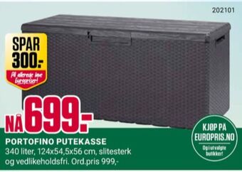 Europris Keter putekasse tilbud