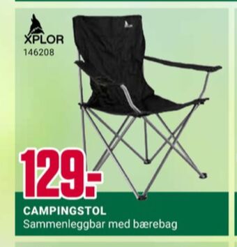 Europris Xplor campingstol tilbud