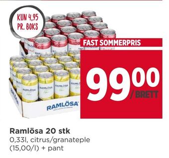 Meny Ramlösa 20 stk. tilbud