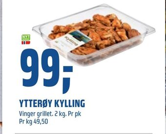 Coop Obs Ytterøy kylling tilbud