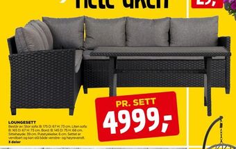 jem & fix Loungesett tilbud