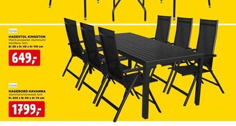 jem & fix Hagebord havanna tilbud