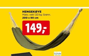 jem & fix Hengekøye tilbud