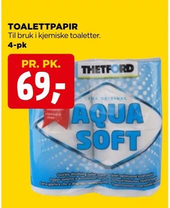 jem & fix Toalettpapir tilbud