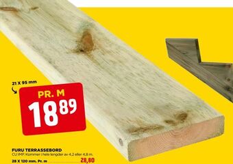 jem & fix Furu terrassebord tilbud