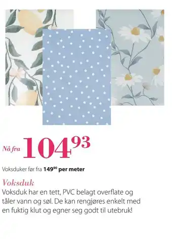 Princess Voksduk tilbud