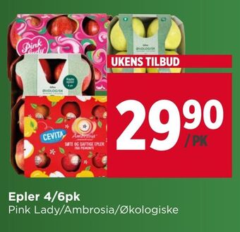 Meny Epler 4/6pk tilbud